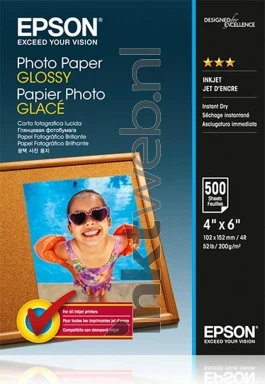 Epson C13S042549 fotopapier Glans | 10x15 | 200 gr/m² 500 stuks
