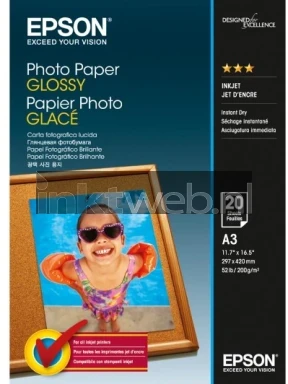 Epson C13S042536 fotopapier Glans | A3 | 200 gr/m² 20 stuks