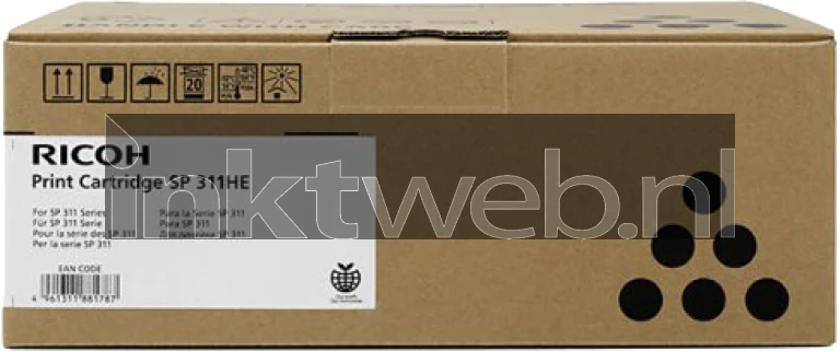 Ricoh 407249 zwart Front box
