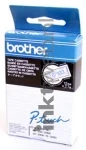 Brother TC-103 blauw op transparant breedte 12 mm