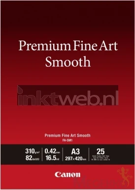 Canon Fine Art Smooth fotopapier  | A3 | 310 gr/m² 25 stuks