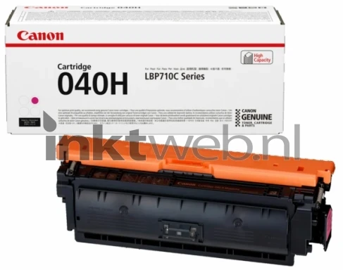 Canon 040 magenta Combined box and product