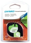 Dymo 91200 / 91220 zwart op wit breedte 12 mm