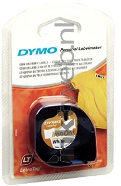 Dymo 18769 / S0718850 zwart op wit breedte 12 mm