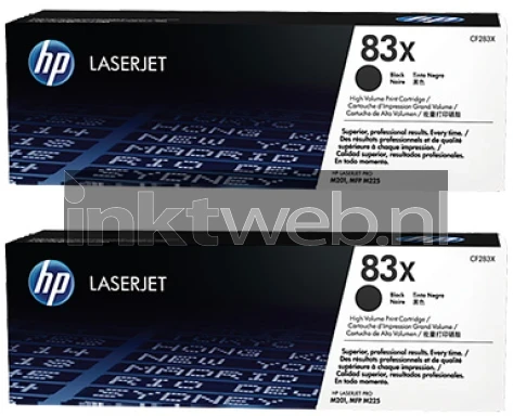 HP 83X multipack zwart