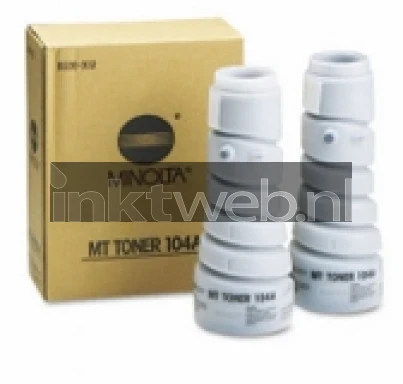 Konica Minolta 104B 2 pack zwart