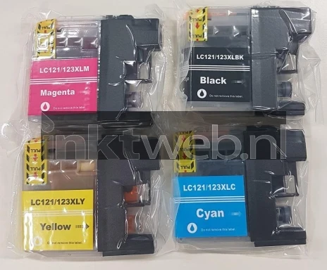 Brother LC-123 4-pack zwart en kleur Product only