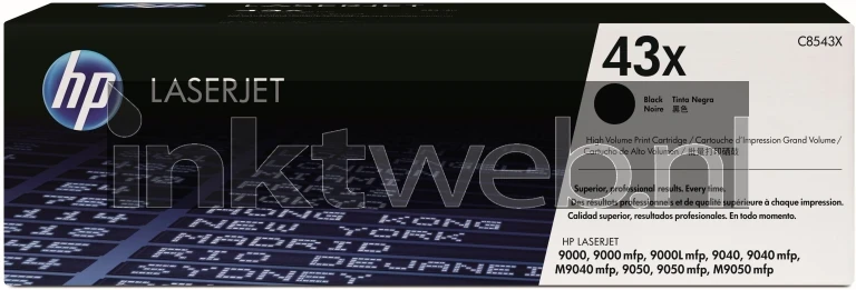 HP 43X hc zwart