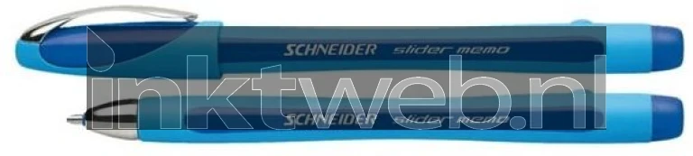 Schneider balpen Slider Memo XB blauw