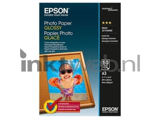 Epson Fotopapier  | A3 | 200 gr/m² 50 stuks