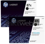 HP 87X 2-pack zwart (Origineel Hoge Capaciteit)