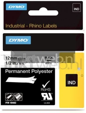 Dymo S0718210 zwart Front box