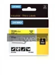 Dymo S0718450 zwart op geel breedte 12 mm