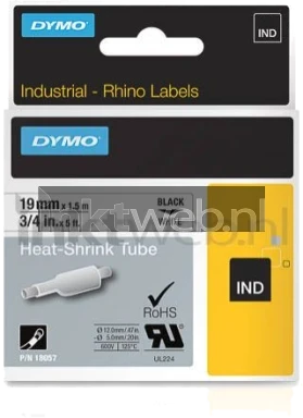 Dymo S0718330 zwart Front box