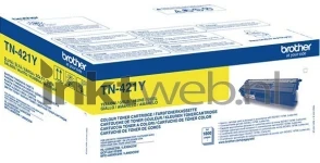 Brother TN421 geel Front box