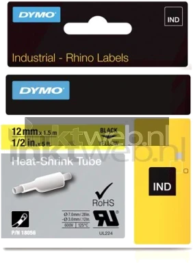 Dymo S0718290 zwart Front box