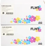 FLWR Xerox 6020 zwart 2-pack zwart Front box