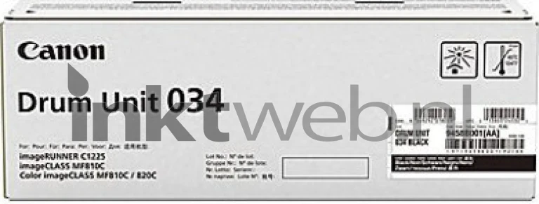 Canon 034 Drum zwart
