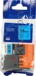 Huismerk Brother TZ-541 zwart op blauw breedte 18 mm
