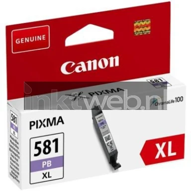 Canon CLI-581XL foto blauw