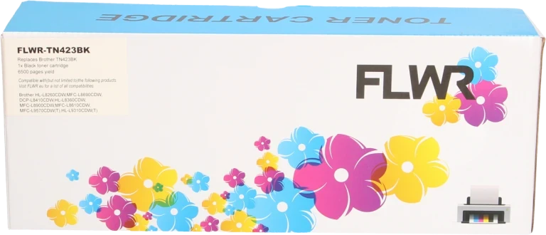 FLWR Brother TN-423 zwart