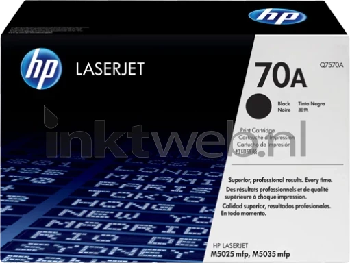 HP 70A zwart front box Front box