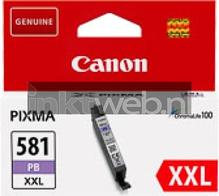 Canon CLI-581XXL foto blauw