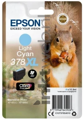 Epson 378XL licht cyaan