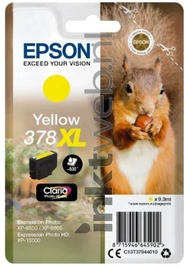 Epson 378XL geel