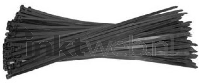 Raadhuis kabelbinders 4,8x200mm zwart