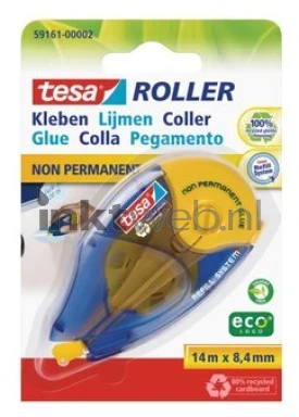Tesa ecoLogo lijmroller navulbaar non-permanent