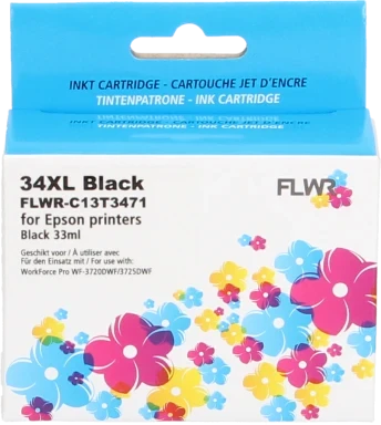 FLWR Epson 34XL zwart
