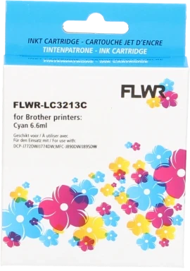 FLWR Brother LC-3213 cyaan