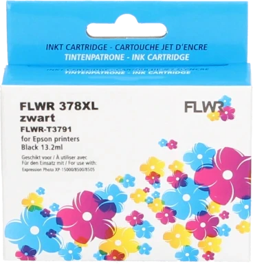 FLWR Epson 378XL zwart