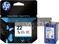HP 22 Kleur Combined box and product