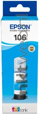 Epson 106 EcoTank cyaan Front box