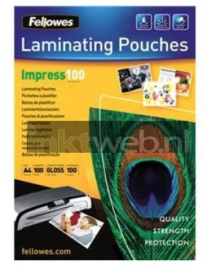 Fellowes lamineerhoezen A4 2x100 micron transparant