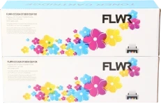 FLWR Canon 718 Duopack zwart (Huismerk (compatible))