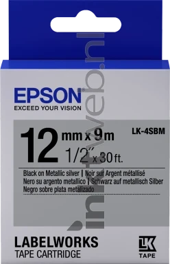 Epson LK-4SBM zwart Front box