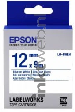 Epson LK-4WBW zwart op wit breedte