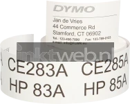 Huismerk Dymo Naambadge etiketten wit Product only