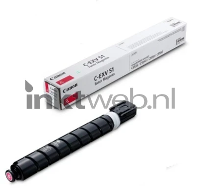 Canon C-EXV 51 magenta Combined box and product