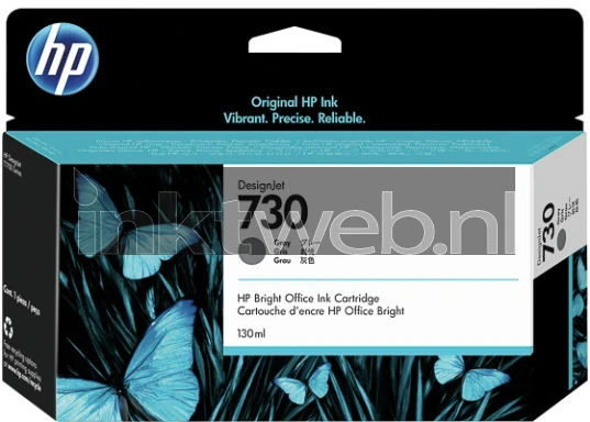 HP 730 grijs Front box