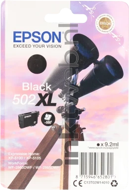 Epson 502XL zwart