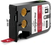 Dymo 1868761 zwart op rood breedte 12 mm