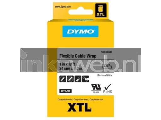 Dymo 1868808 zwart Front box