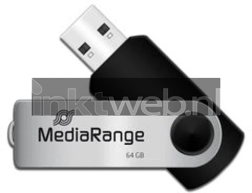 MediaRange USB flash drive 64GB zwart