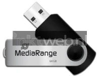 MediaRange USB flash drive 64GB zwart (Origineel)