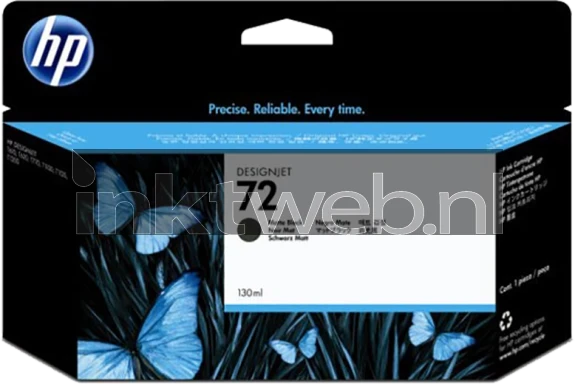 HP 72 mat zwart