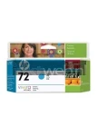 HP 72 Cyaan Front box